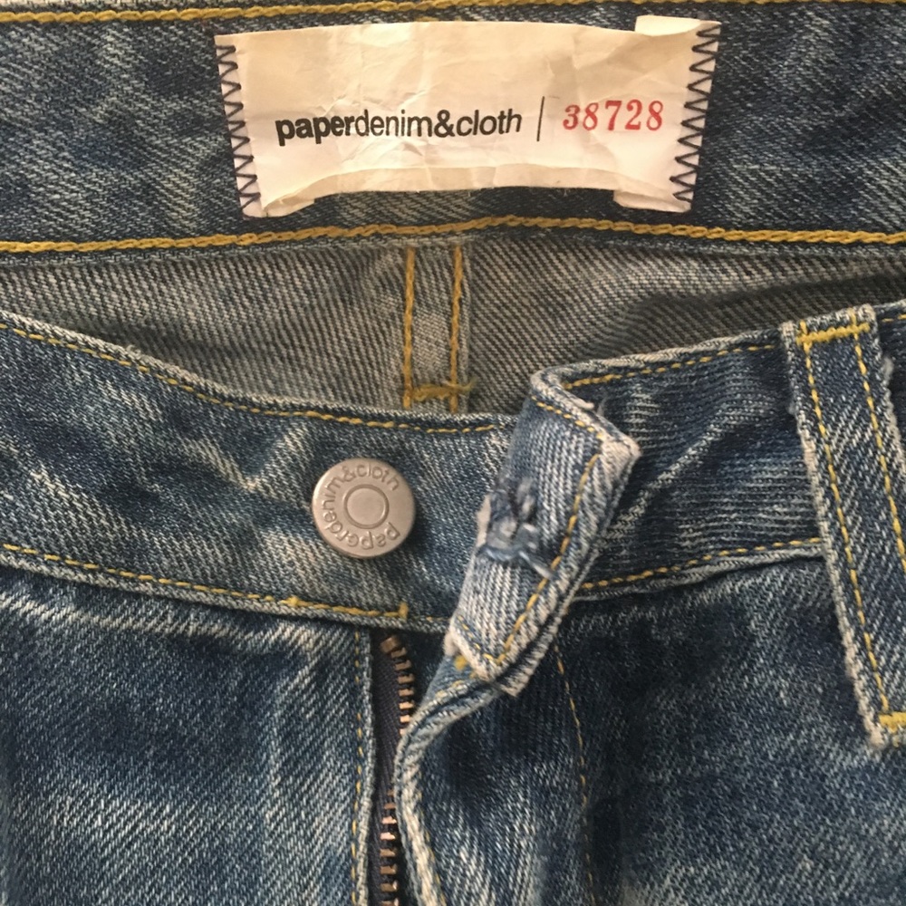 Paper denim brand cut offs/ acid wash/  fresh look